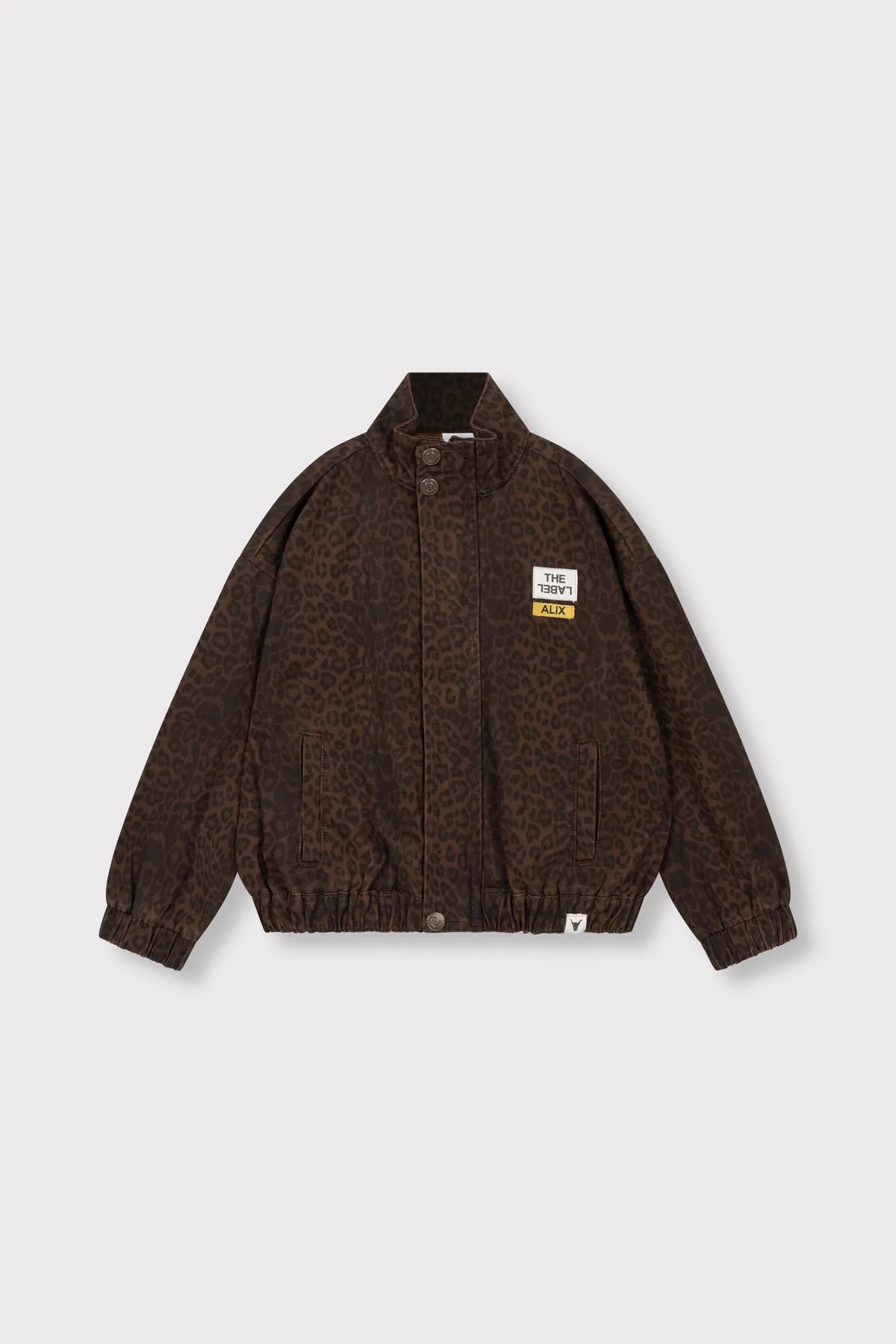 ALIX Mini Kids woven leopard jacket
