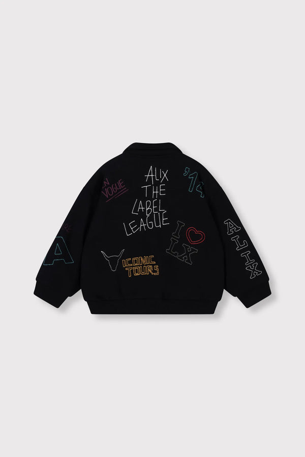 ALIX Mini Kids knitted patches jacket