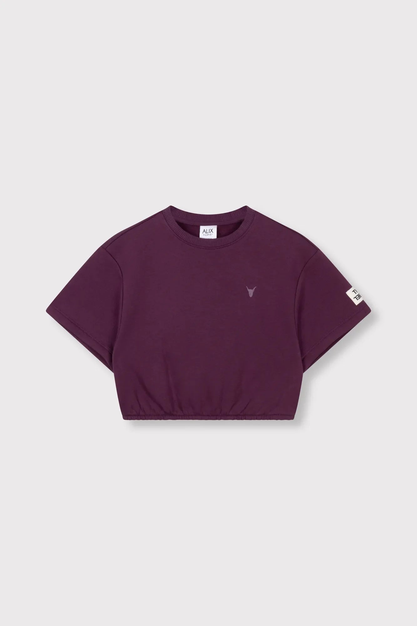 ALIX Mini Kids knitted cropped T-shirt