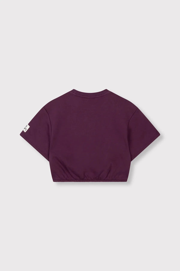 ALIX Mini Kids knitted cropped T-shirt