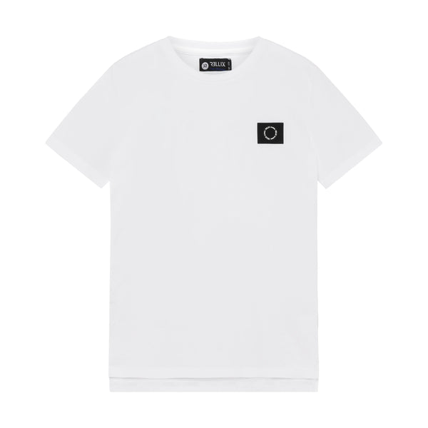 Jongens T-Shirt SS Basic van  in de kleur Off White in maat 188.