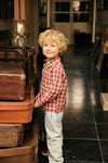 Jongens Denim Wide Fit van Daily7 in de kleur Blue Denim in maat 128.