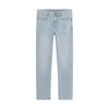 Jongens Wide Straight Fit Blue jeans van Indian Blue Jeans in de kleur Light Denim Blue in maat 176.