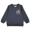 Jongens Sweater - The Getaway van Sturdy in de kleur Indigo in maat 128.