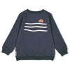 Jongens Sweater - The Getaway van Sturdy in de kleur Indigo in maat 128.