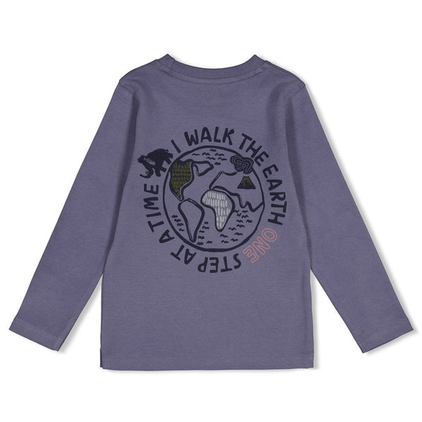 Sturdy Longsleeve met backprint - Rock the Earth