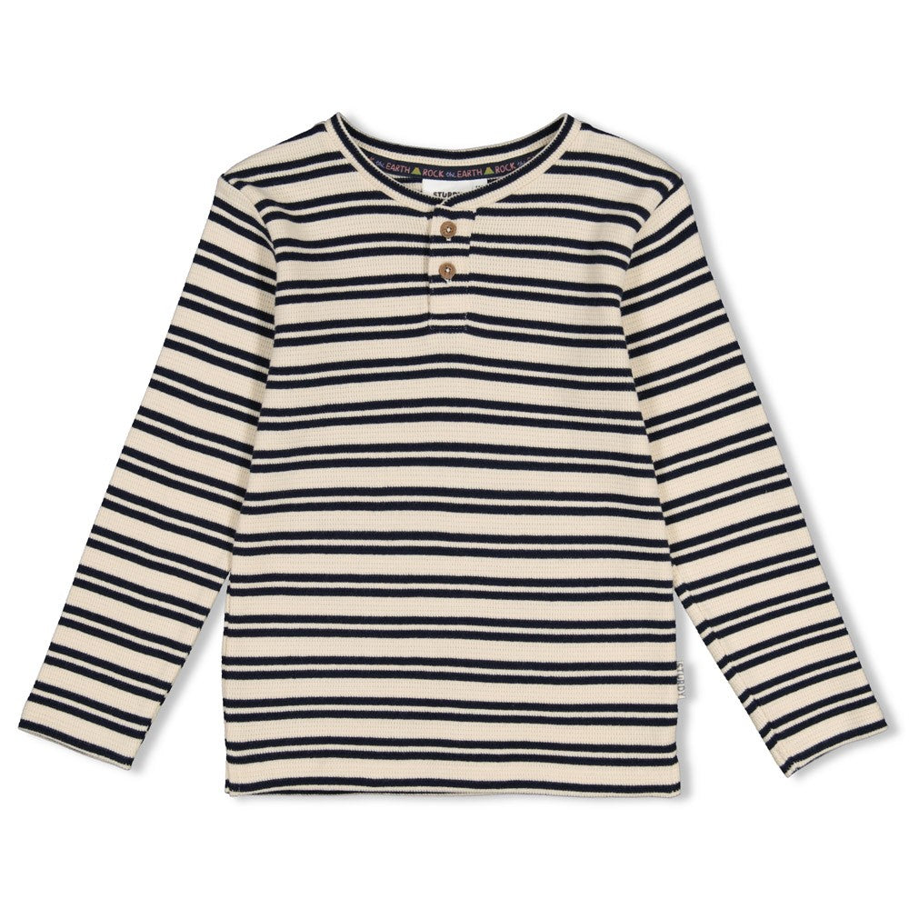 Sturdy Longsleeve rib met streep - Rock the Earth