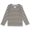 Jongens Longsleeve rib met streep - Rock the Earth van Sturdy in de kleur Offwhite in maat 128.