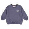 Jongens Sweater met backprint oversized - Rock the Earth van Sturdy in de kleur Blauw in maat 128.