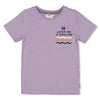 Jongens T-shirt - The Getaway van Sturdy in de kleur Lila in maat 128.