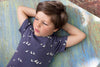 Jongens T-shirt AOP - The Getaway van Sturdy in de kleur Indigo in maat 128.