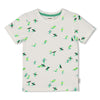 Jongens T-shirt AOP - Gone Surfing van Sturdy in de kleur Offwhite in maat 128.