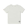 Jongens T-shirt - Checkmate van Sturdy in de kleur Offwhite in maat 128.