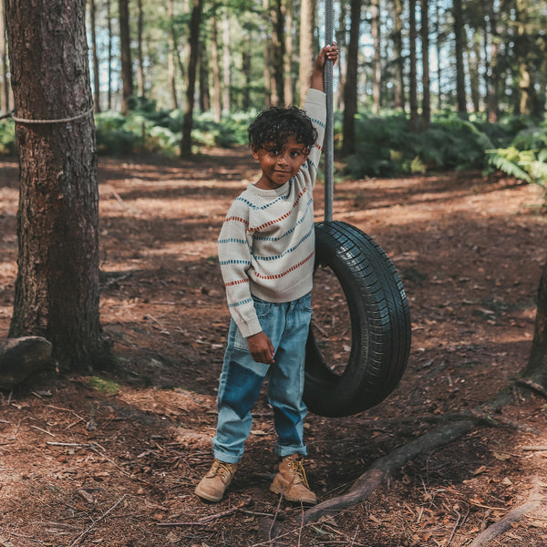 Your Wishes Broek Denim | Patchwork Jeans