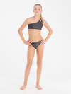Meisjes PRTYeah JR bikini van Protest in de kleur Anthra Grey in maat 176.