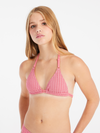 Meisjes PRTTolove JR triangle bikini van Protest in de kleur Guava Pink in maat 176.