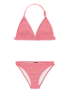 Meisjes PRTTolove JR triangle bikini van Protest in de kleur Guava Pink in maat 176.