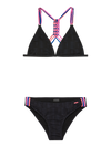 Meisjes PRTFimke 25 JR triangle bikini van Protest in de kleur True Black in maat 176.