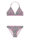 Meisjes PRTAniston JR triangle bikini van Protest in de kleur Smoothie Pink in maat 176.