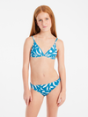 Meisjes PRTKimmy JR triangle bikini van Protest in de kleur Surfing Blue in maat 176.