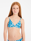 Meisjes PRTKimmy JR triangle bikini van Protest in de kleur Surfing Blue in maat 176.