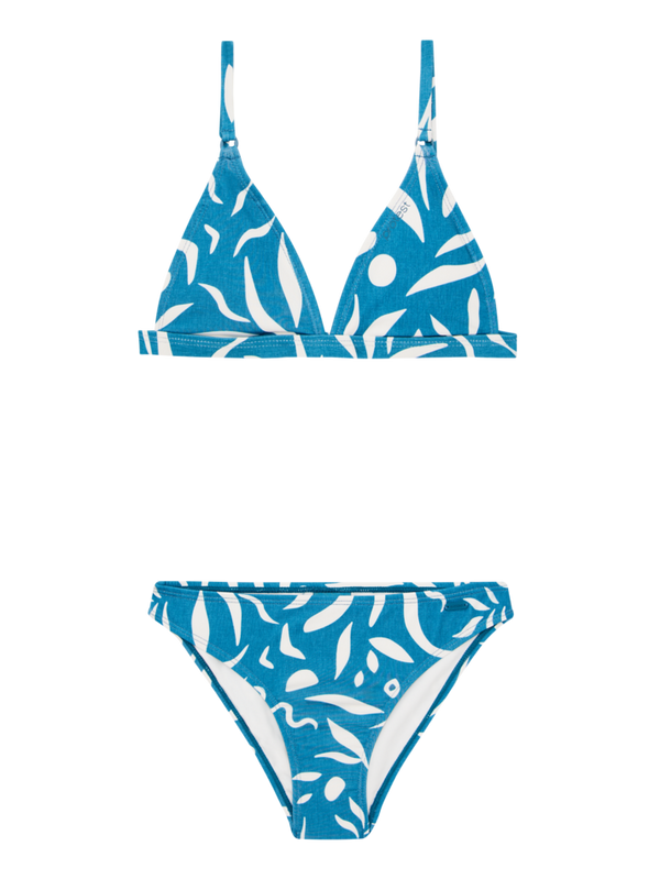 Meisjes PRTKimmy JR triangle bikini van Protest in de kleur Surfing Blue in maat 176.