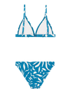 Meisjes PRTKimmy JR triangle bikini van Protest in de kleur Surfing Blue in maat 176.