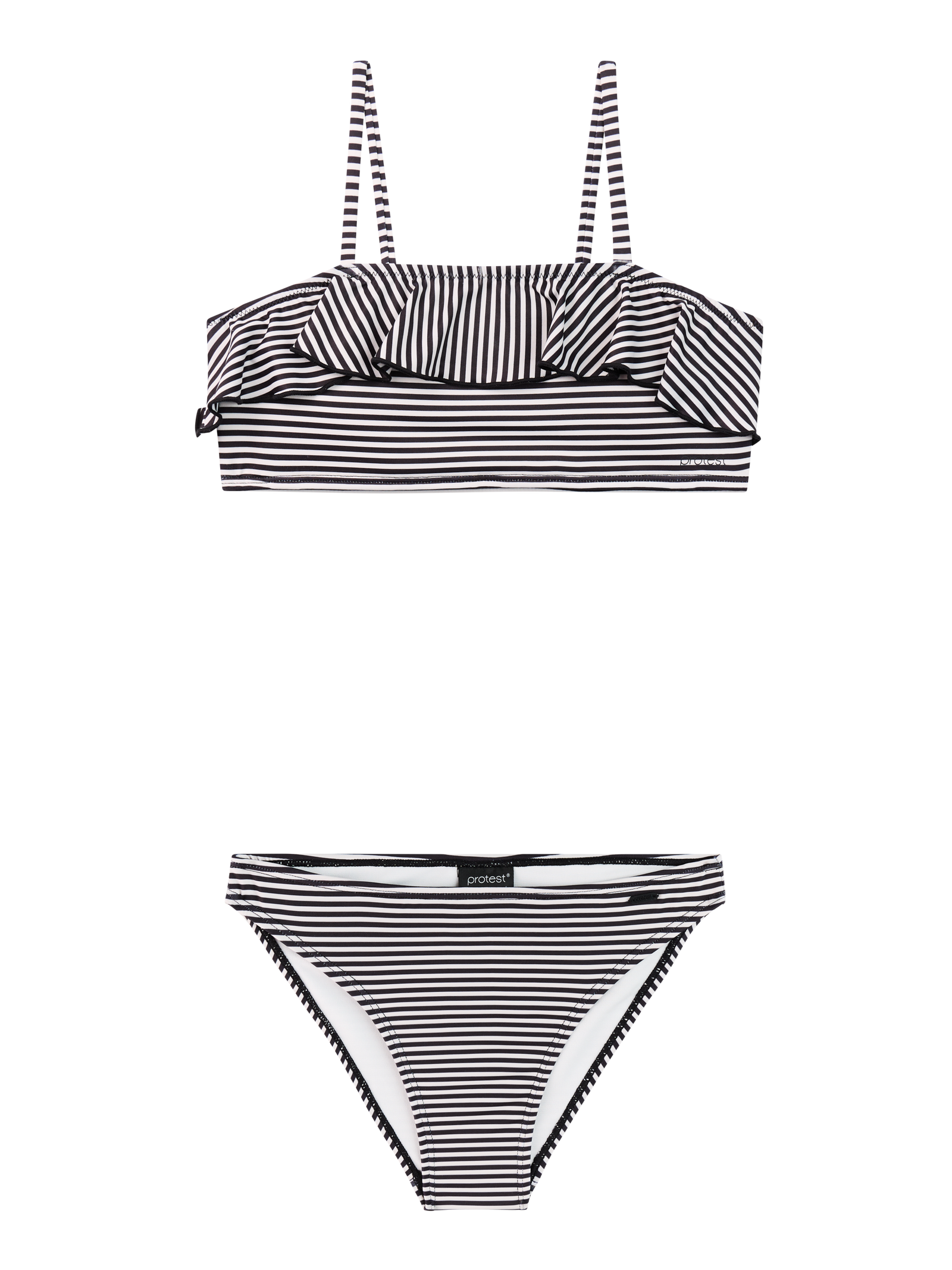 Protest PRTStripes Jr Gestreepte Bandeau Bikini set