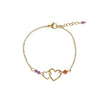 Liefdevol & Moedig Armbandje - Goud