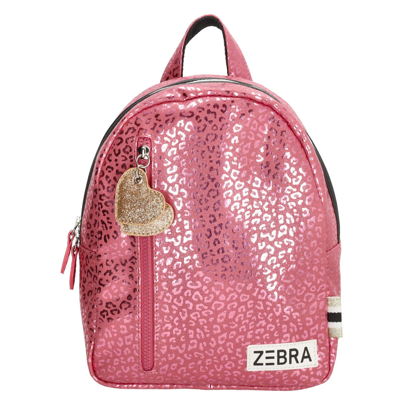 Zebra Girls Rugzak - Pink metallic leopard (S)
