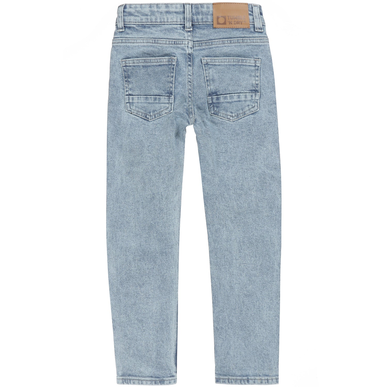 Jongens TND Jeans Jax straight van Tumble 'n Dry in de kleur denim light stonewash in maat 128.