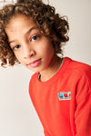 Jongens Sweater Accelerator van Tumble 'n Dry in de kleur poinciana in maat   128.