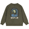 Jongens TND Sweatshirt Halfpipe van Tumble 'n Dry in de kleur central green in maat 128.