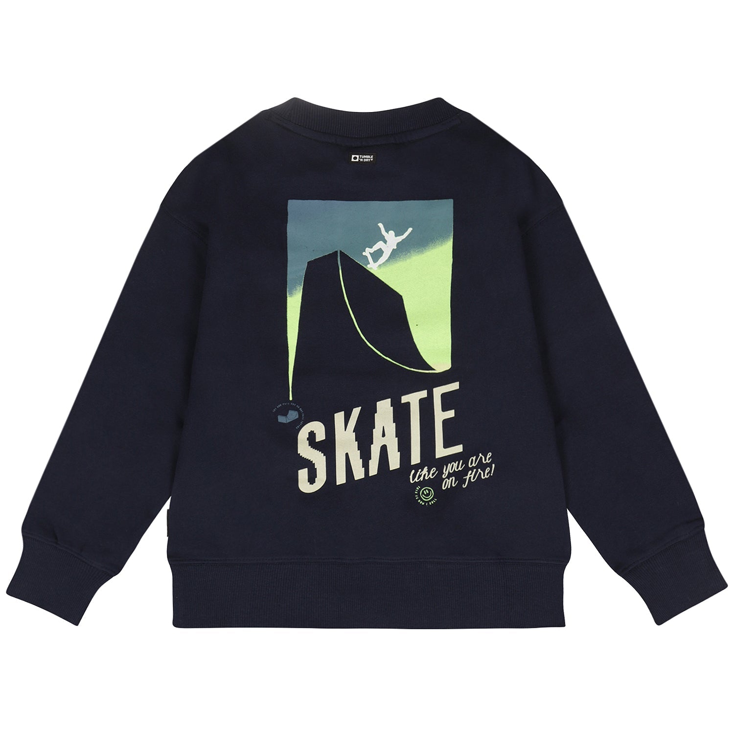 Jongens TND Sweatshirt Heelflip van Tumble 'n Dry in de kleur navy blazer in maat 128.
