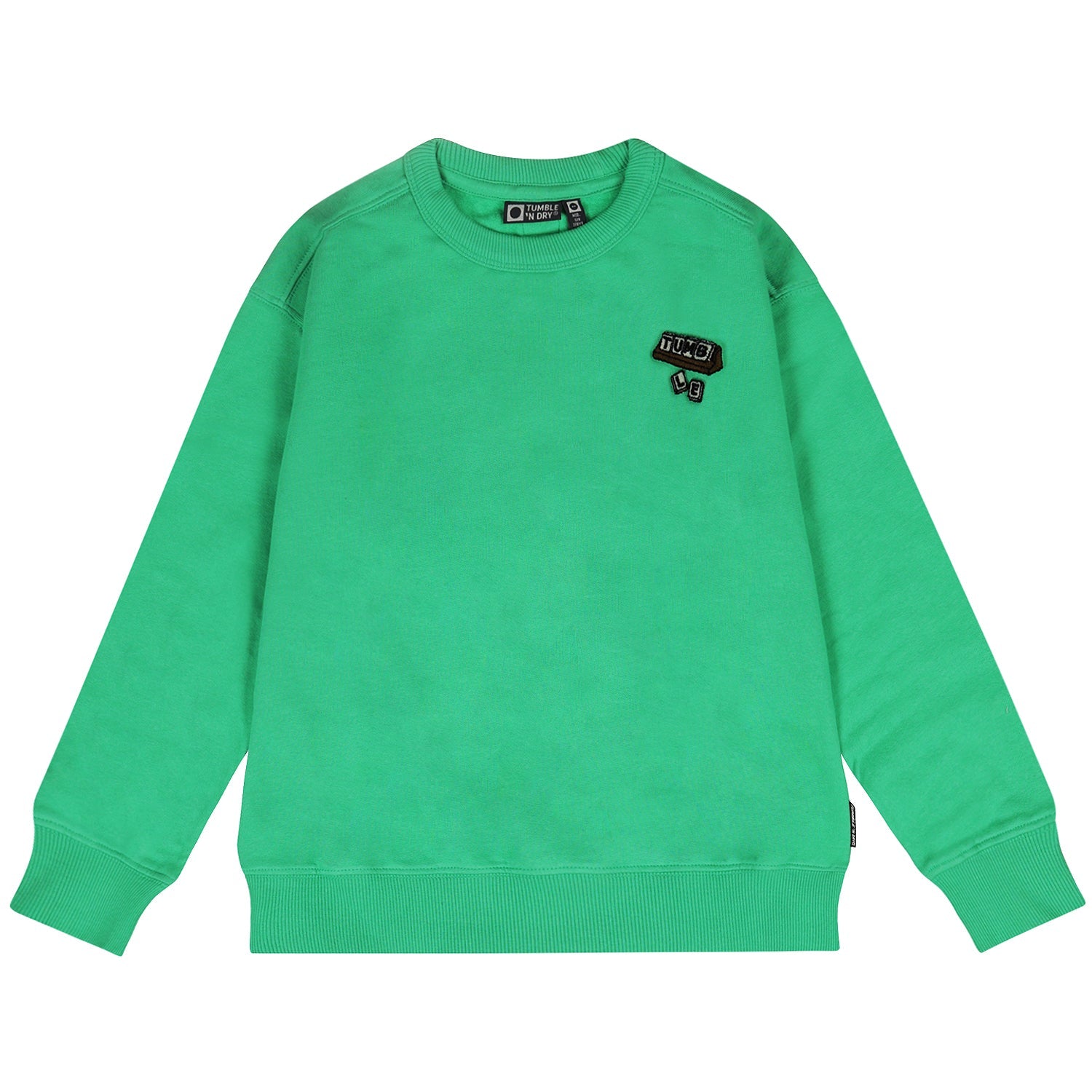 Jongens TND Sweatshirt Winner van Tumble 'n Dry in de kleur mid green in maat 128.