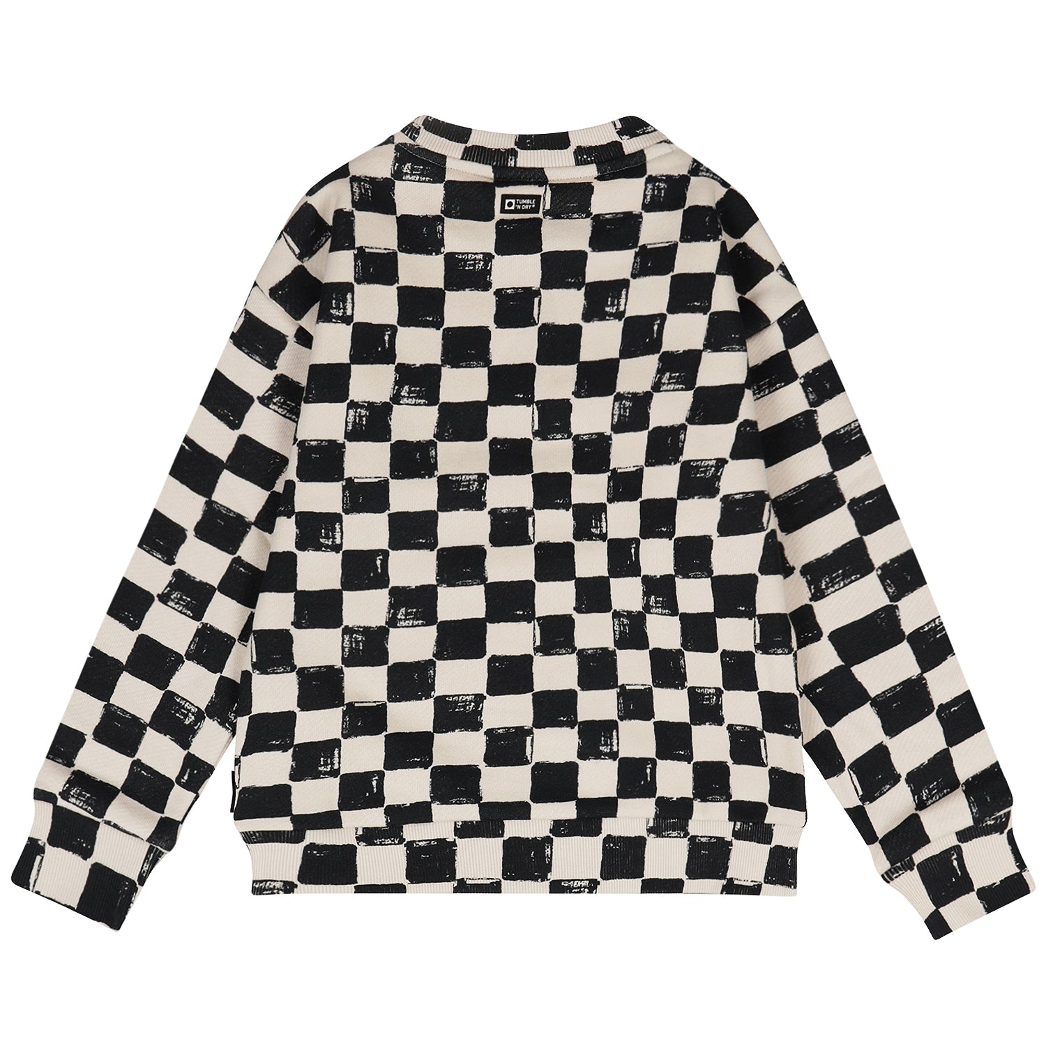 Jongens TND Sweatshirt Finish van Tumble 'n Dry in de kleur sandshell in maat 128.