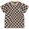 Jongens T-Shirt Checked Oakland van Tumble 'n Dry in de kleur sesame in maat   128.
