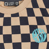 Jongens T-Shirt Checked Oakland van Tumble 'n Dry in de kleur sesame in maat   128.