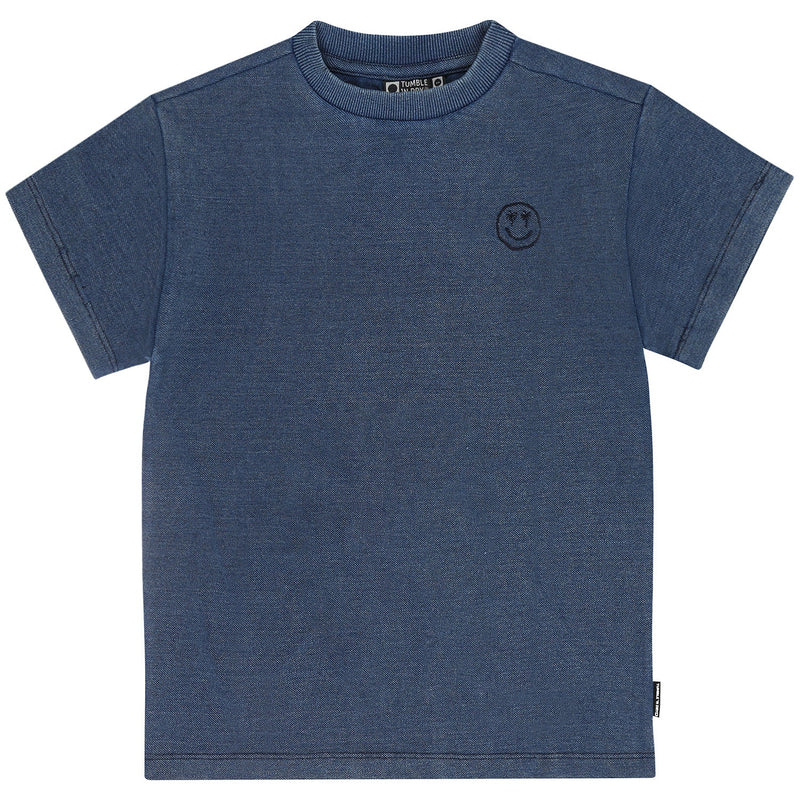 Jongens Oversized T-shirt Infusion van Tumble 'n Dry in de kleur indigo in maat   128.