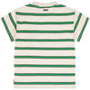Jongens Striped T-shirt La Côte van Tumble 'n Dry in de kleur bright green in maat   128.