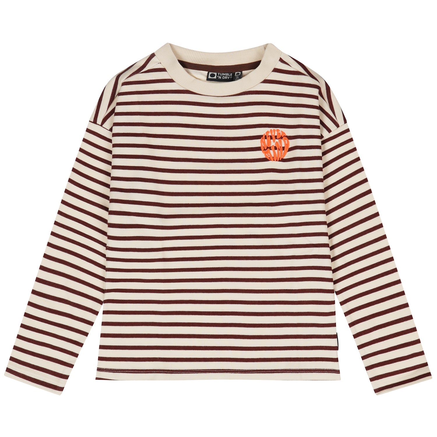 Jongens TND Longsleeve Concrete van Tumble 'n Dry in de kleur rum raisin in maat 128.