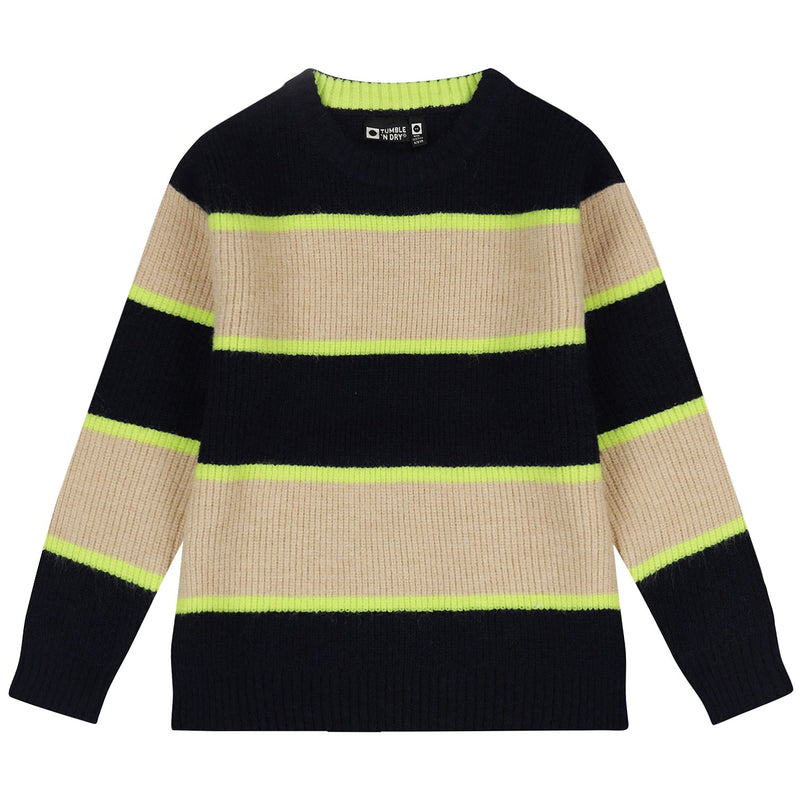 Jongens TND Knitted Sweater Slide van Tumble 'n Dry in de kleur navy blazer in maat 122-128.