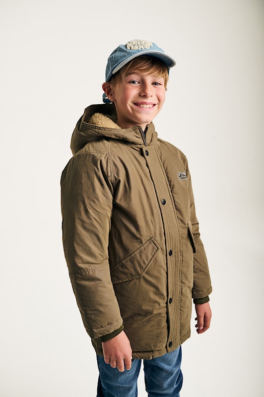 Jongens Jacket Cologne van Tumble 'n Dry in de kleur dusty olive in maat 128.