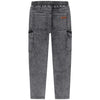 Jongens Jeans Jaro Cargo van Tumble 'n Dry in de kleur denim grey stonewash in maat 128.