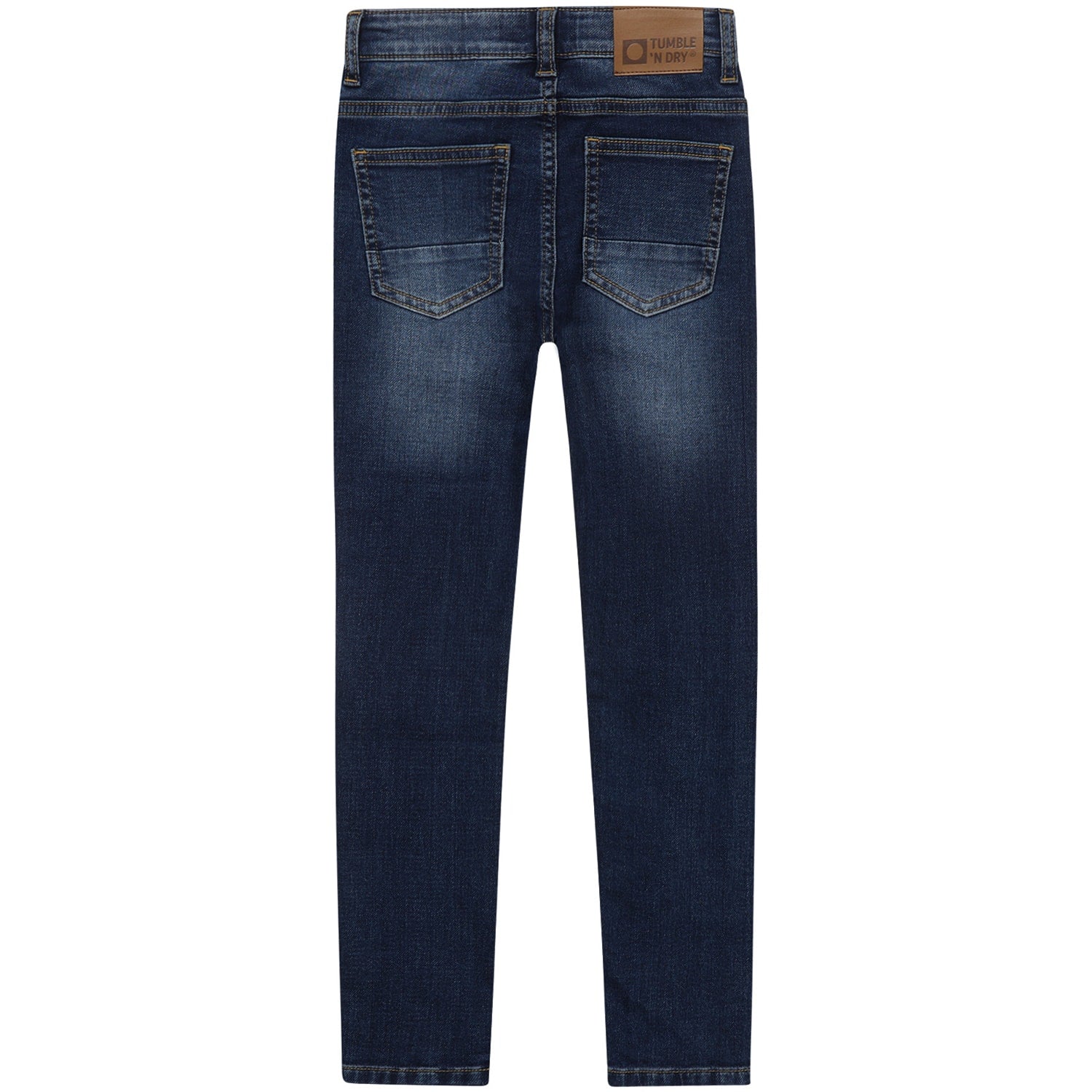 Jongens Jeans Jurgen slim van Tumble 'n Dry in de kleur denim medium used in maat 128.