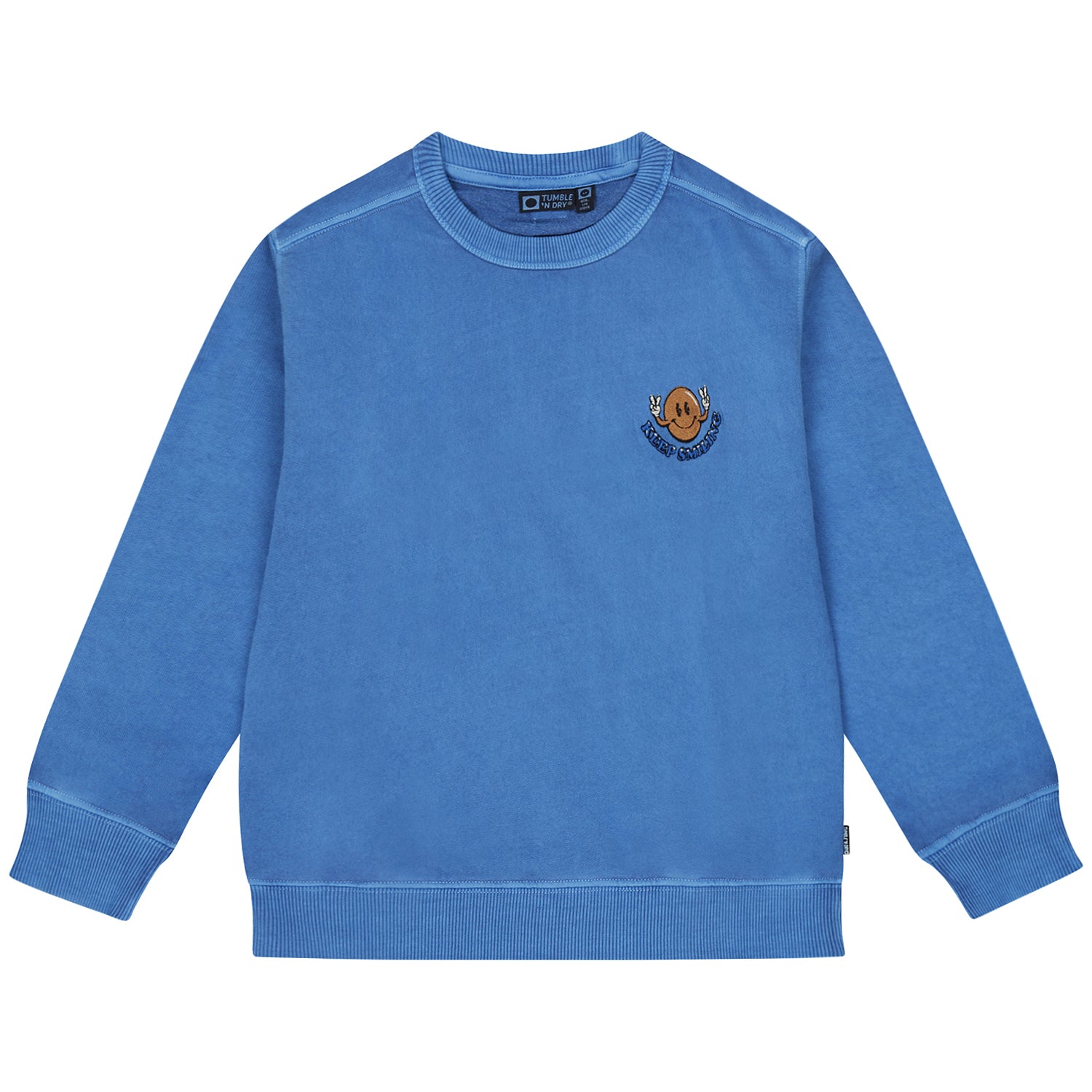 Jongens Sweatshirt Brookville van Tumble 'n Dry in de kleur classic blue in maat 128.