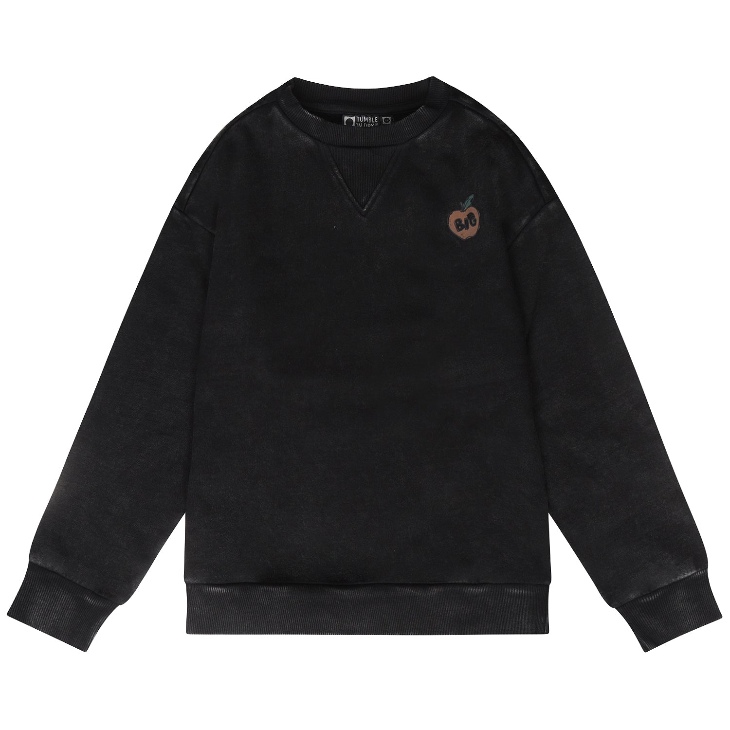 Jongens Sweatshirt Bronx van Tumble 'n Dry in de kleur Black in maat 128.