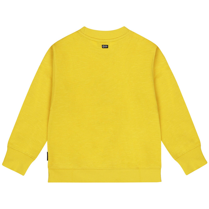 Jongens Sweatshirt Zermatt van Tumble 'n Dry in de kleur sulphur in maat 128.