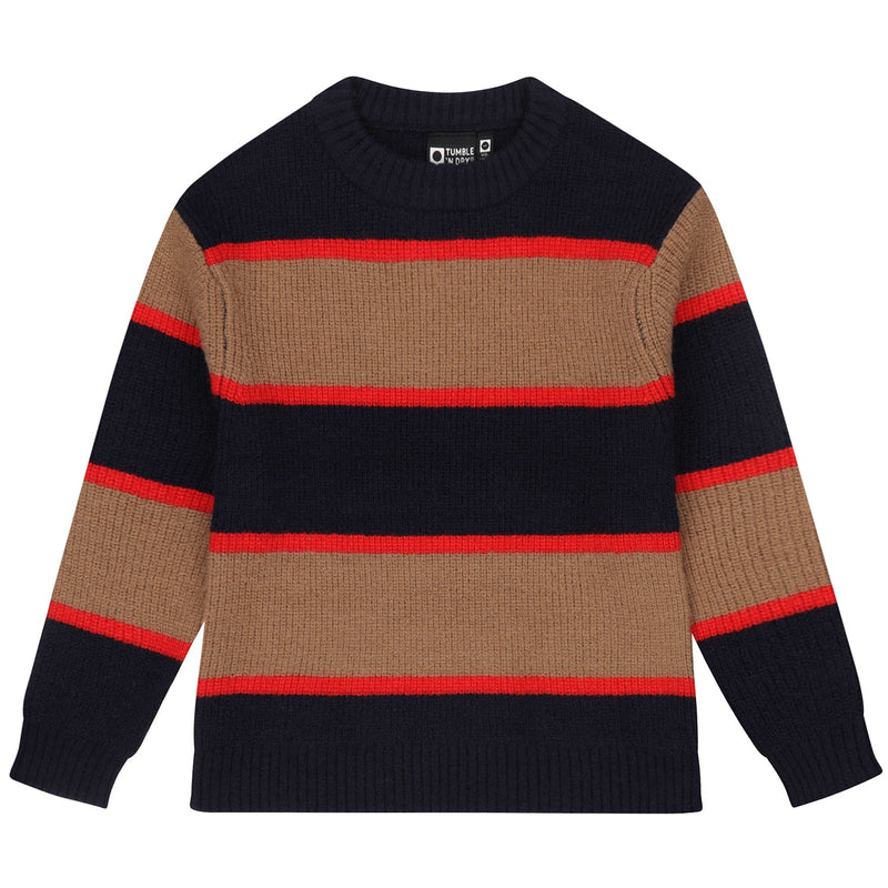 Jongens Sweater Ellmau van Tumble 'n Dry in de kleur peacoat in maat 122-1.