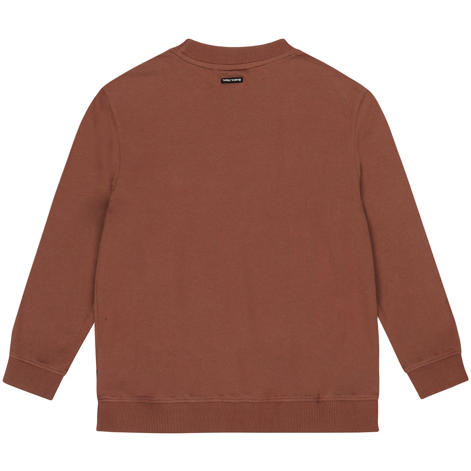 Jongens Long sleeve t-shirt Long Island van Tumble 'n Dry in de kleur brown patina in maat 128.